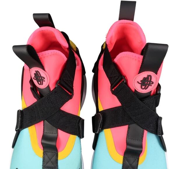 Nike Shoes Womens 12.5 Sneaker Air Huarache City Bleached Aqua 90s Running Sport - Picture 6 of 13